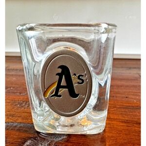 MLB Oakland A's Shot Glass Square Shape